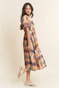Load image into Gallery viewer, Climbing Trees Smock Midi Dress