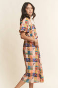 Load image into Gallery viewer, Climbing Trees Smock Midi Dress