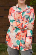 Load image into Gallery viewer, Gardener Floral Tunic Blouse