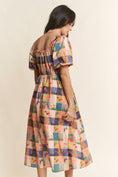 Load image into Gallery viewer, Climbing Trees Smock Midi Dress