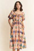 Load image into Gallery viewer, Climbing Trees Smock Midi Dress