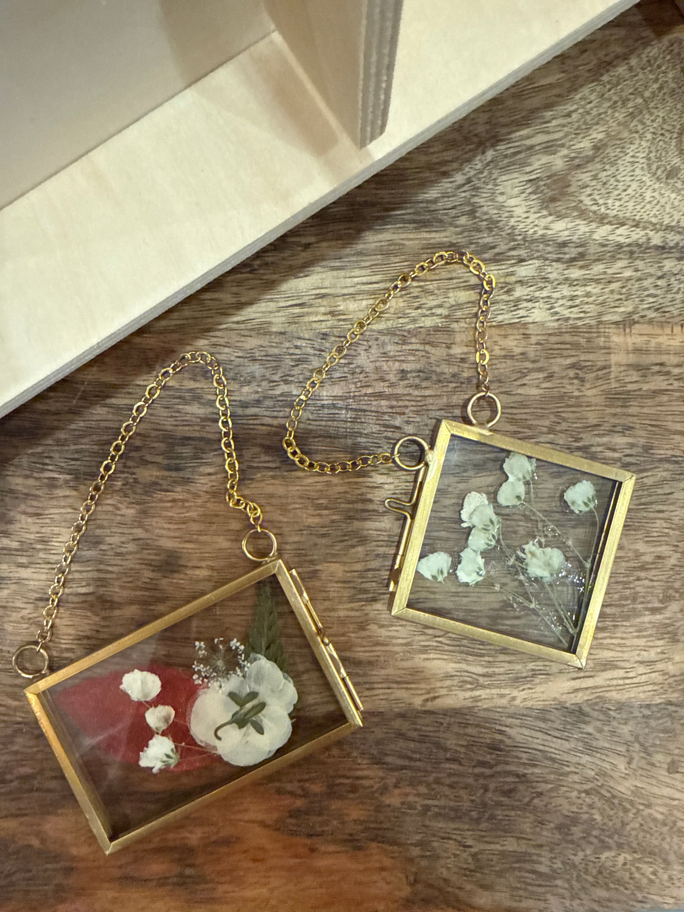 Pressed Floral Ornaments