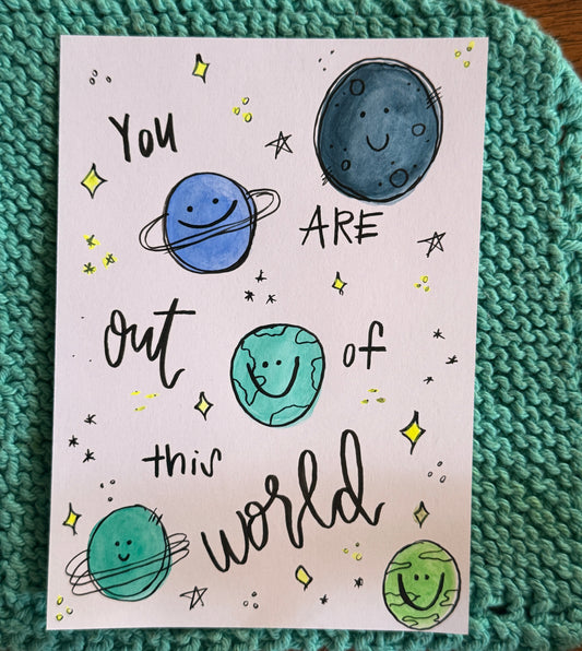 Out of This World Card
