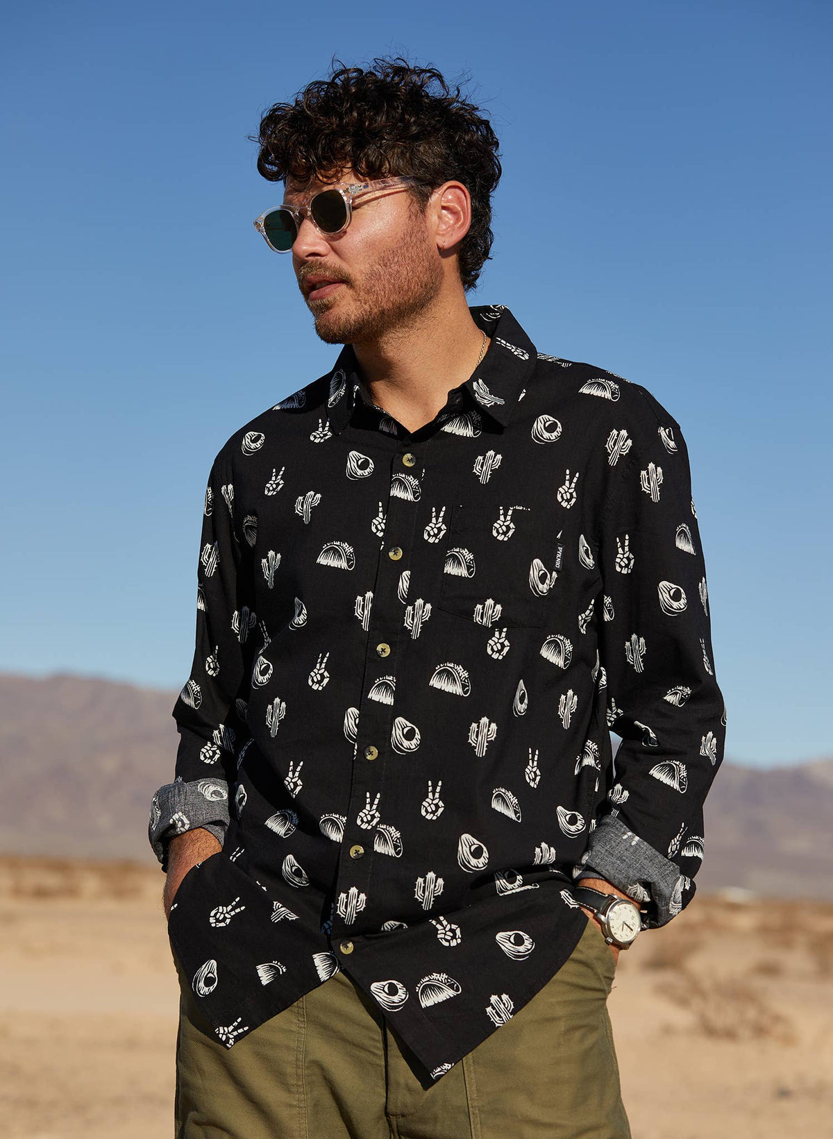 No Problemo Button Up