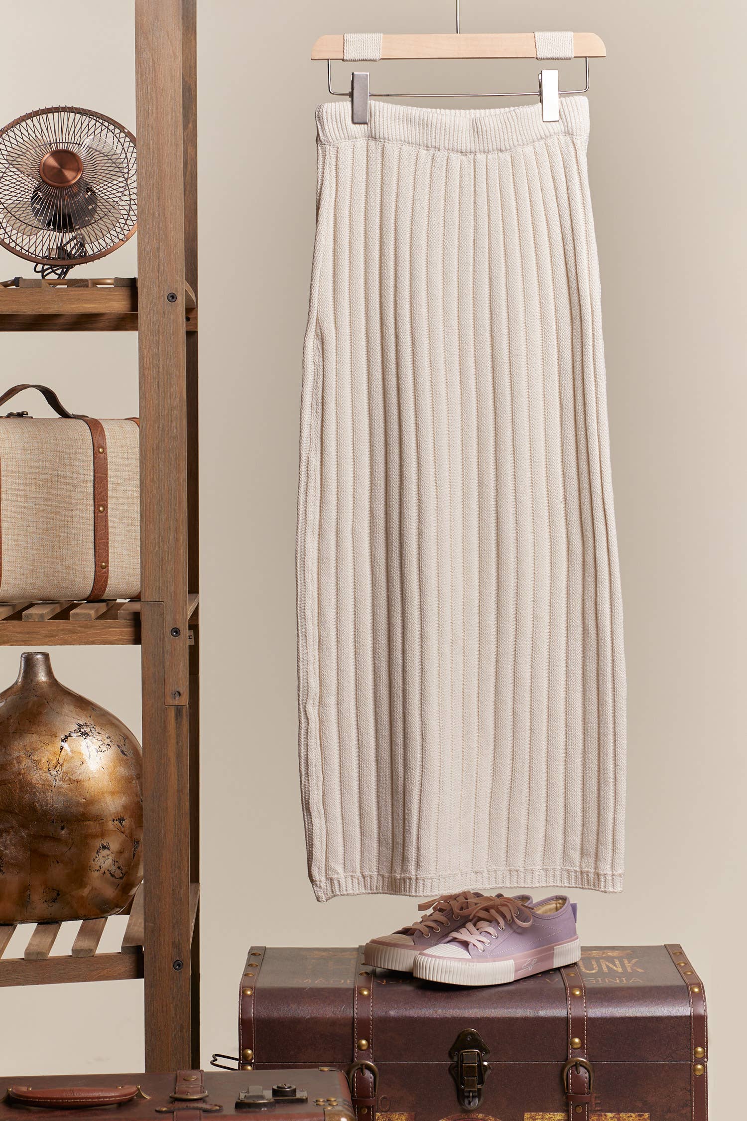 Doniphan Solid Knit Maxi Skirt