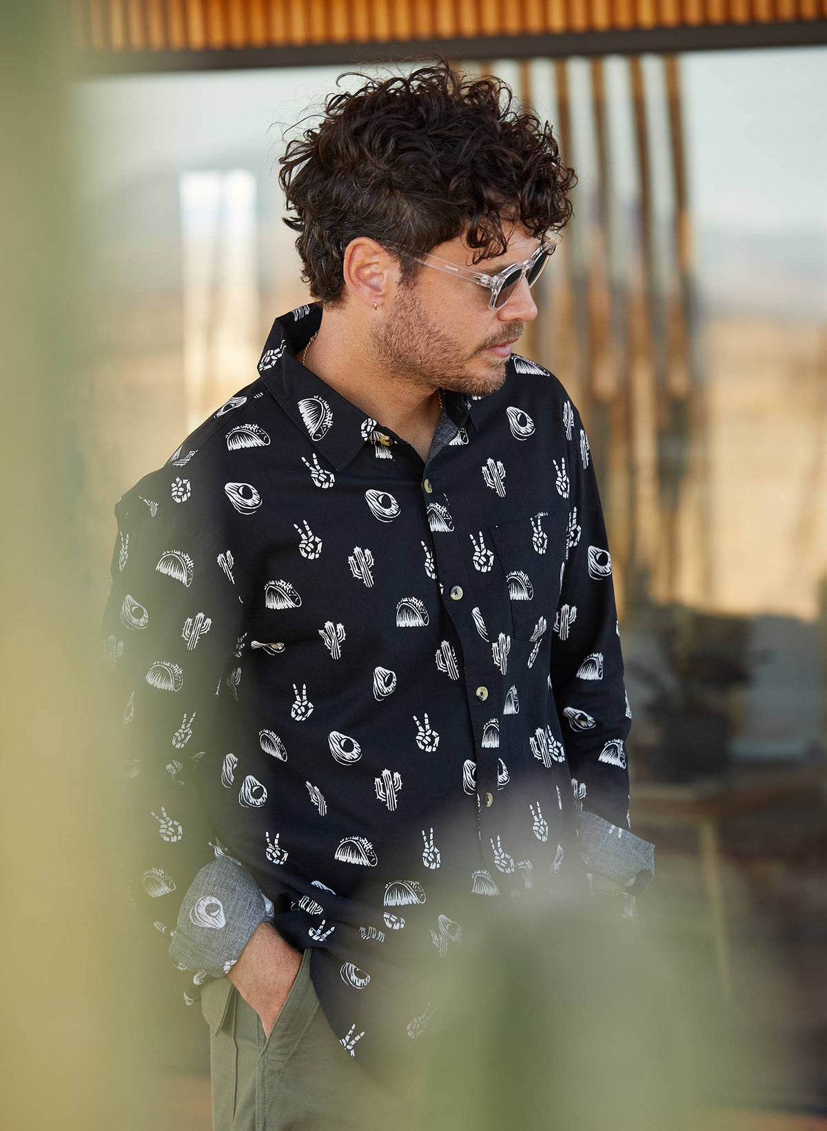 No Problemo Button Up