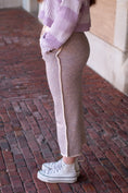 Load image into Gallery viewer, Lavender Lady Grey Sweater Pants
