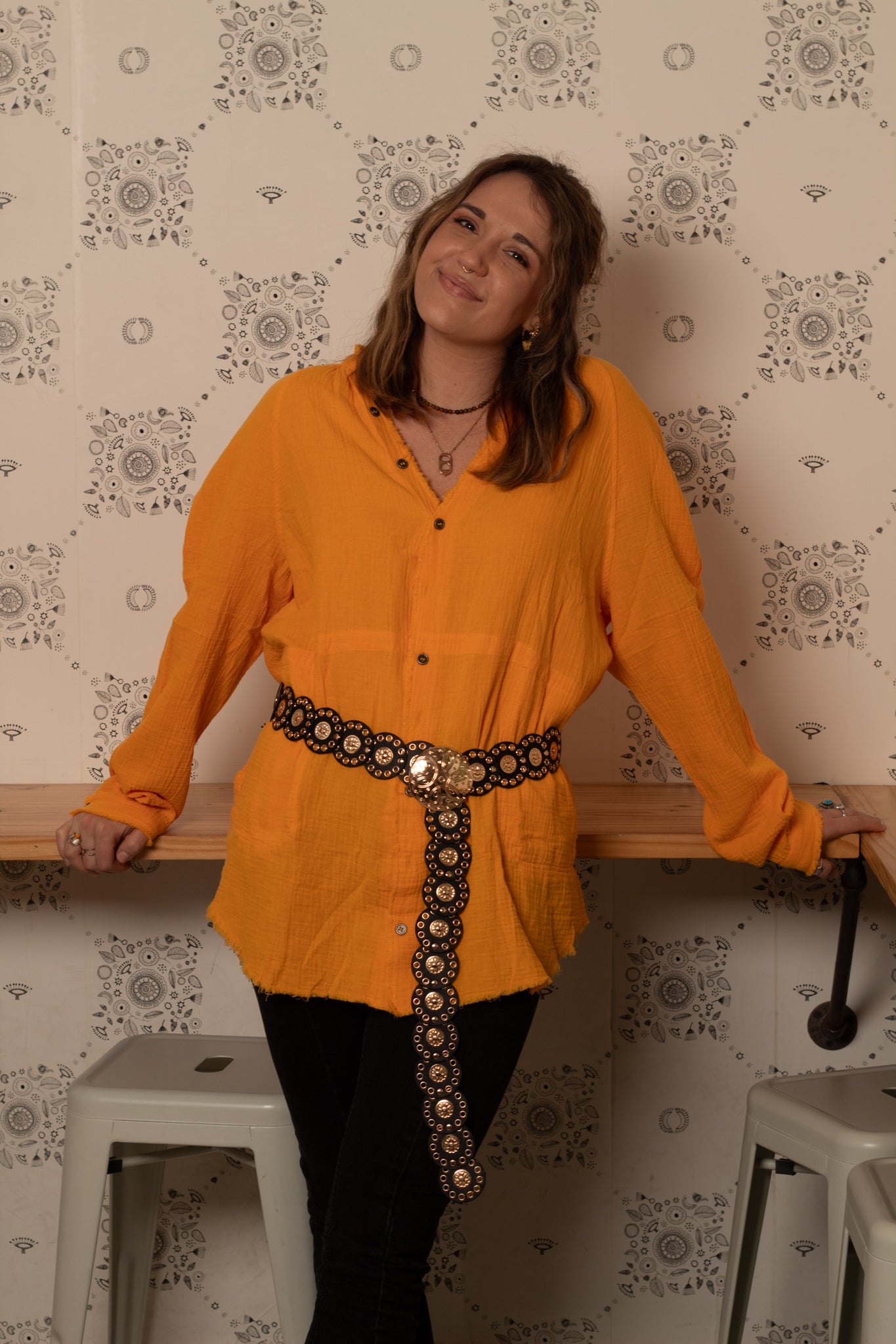 Poppies + Marigolds Tunic Shirt