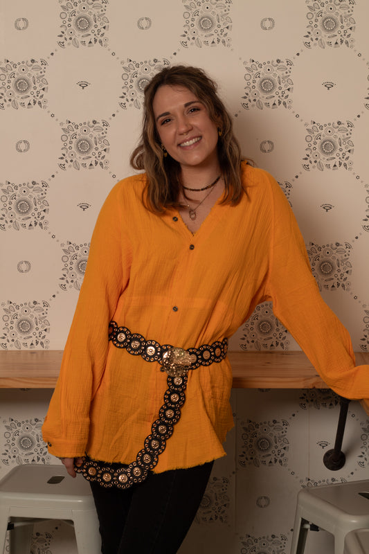 Poppies + Marigolds Tunic Shirt