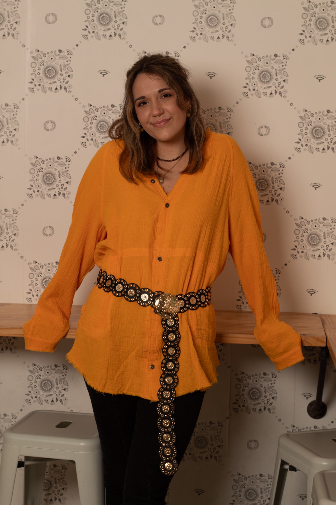 Poppies + Marigolds Tunic Shirt