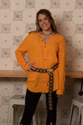 Load image into Gallery viewer, Poppies + Marigolds Tunic Shirt
