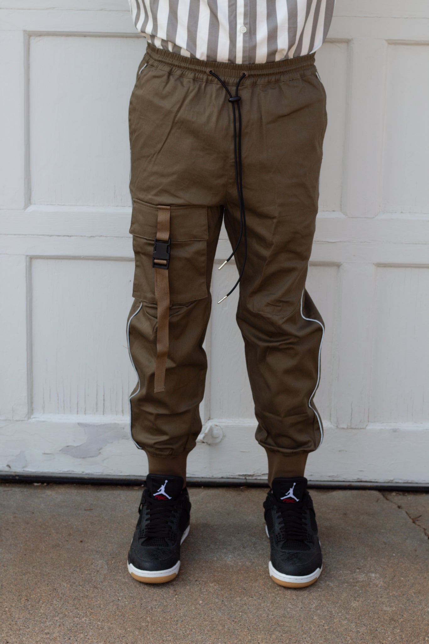 Duane Cargo Joggers in Dark Green