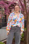 Load image into Gallery viewer, Jubilee Floral Billowy Blouse
