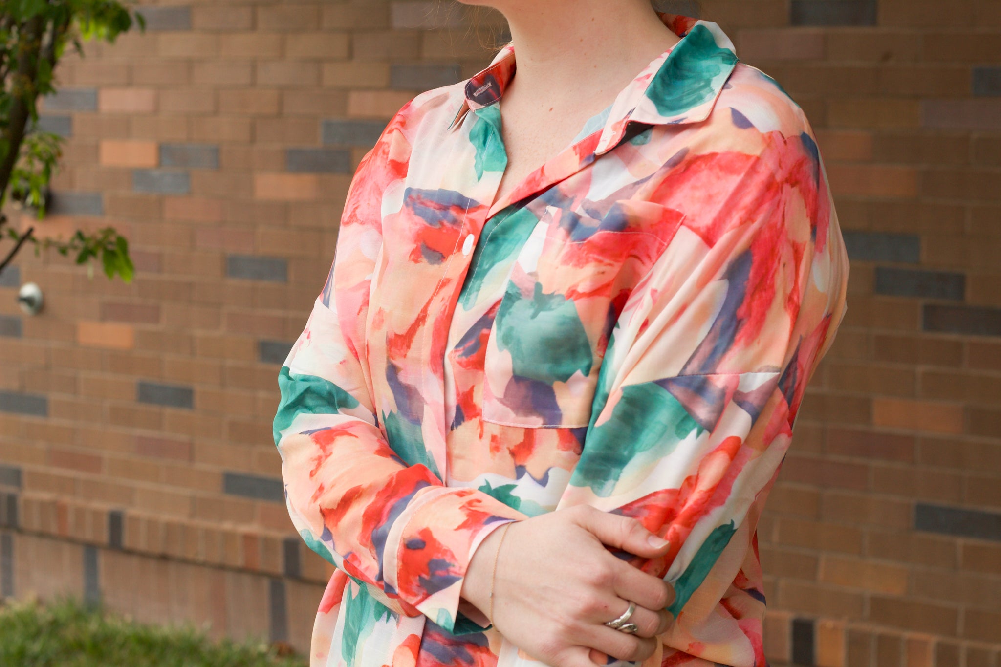 Gardener Floral Tunic Blouse