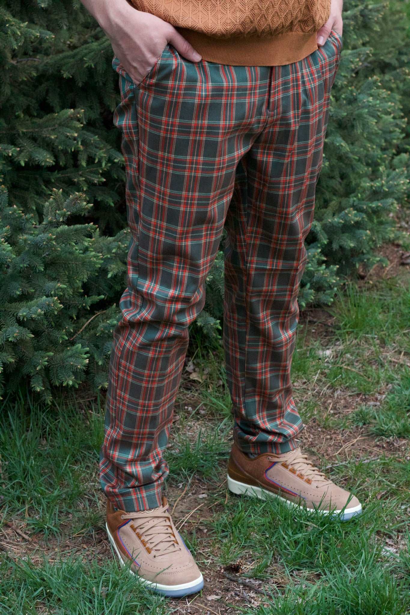 Arne Plaid Pant