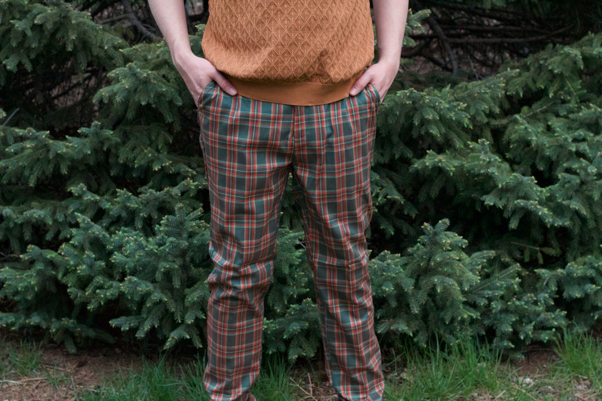 Arne Plaid Pant