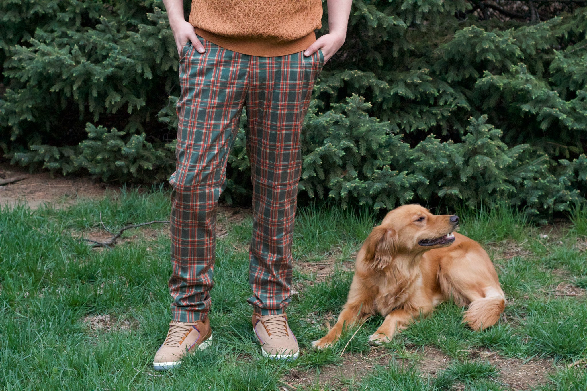 Arne Plaid Pant