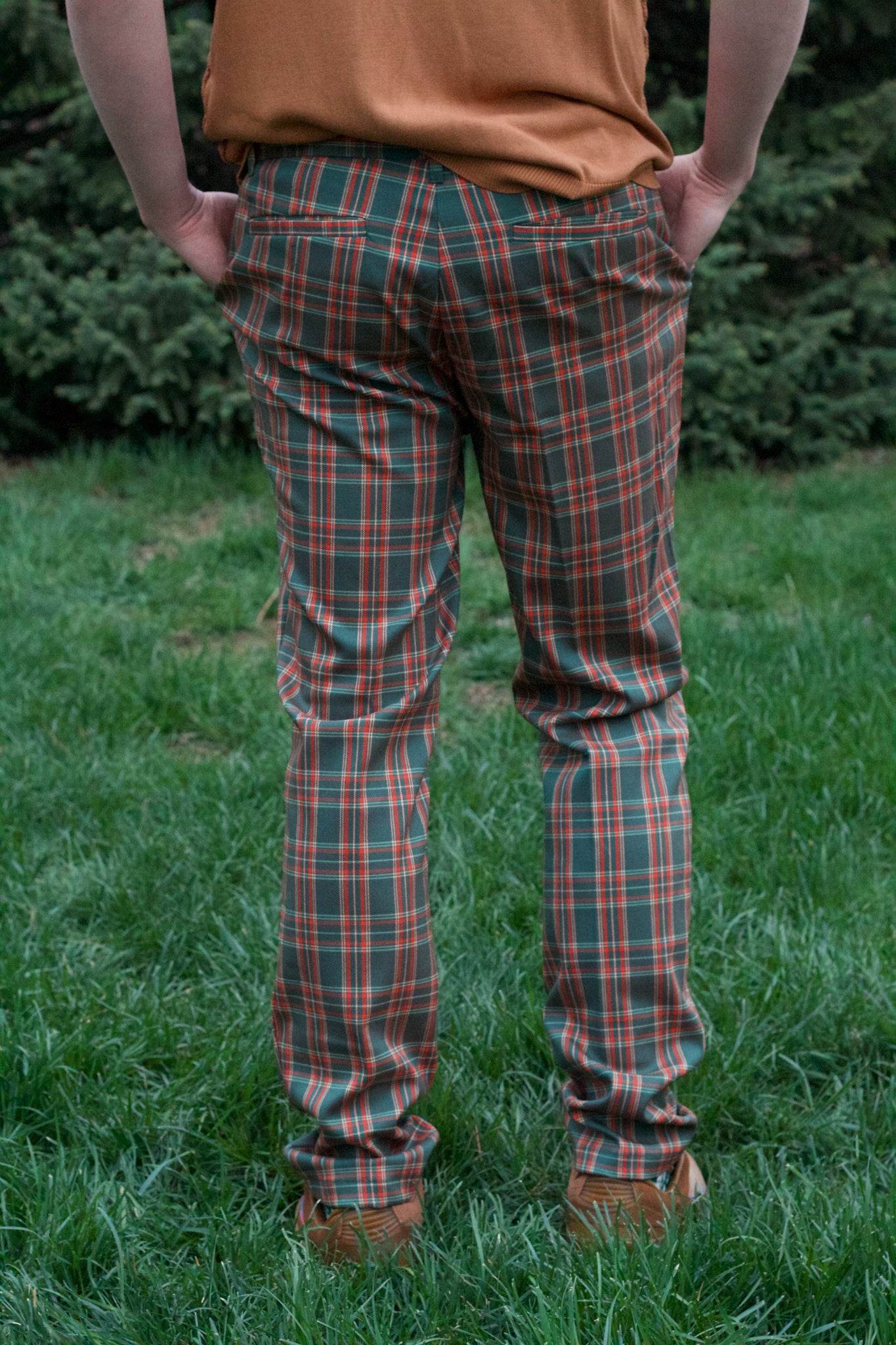 Arne Plaid Pant