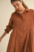 Load image into Gallery viewer, Family Dinner Corduroy Dress
