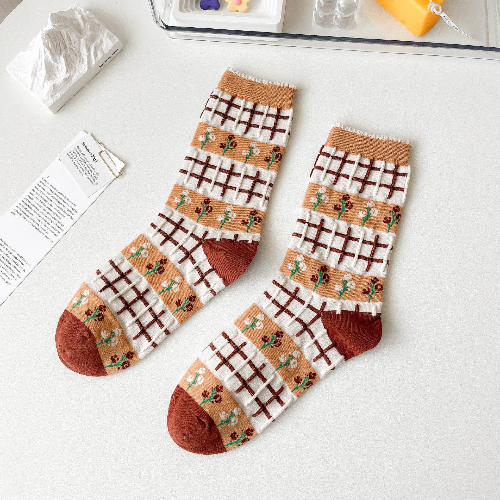 Chihuahua Floral Socks