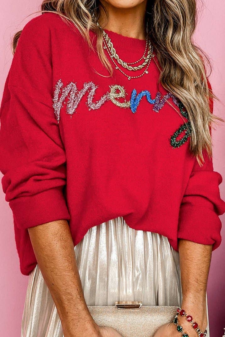 Tinsel Merry Sweater